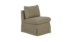 Fable Olive Slipcover Dining Slipper Chair - Ornate Home