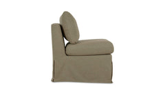 Fable Olive Slipcover Dining Slipper Chair - Ornate Home
