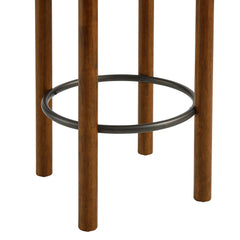 Fable Walnut/Charcoal Boucle Fabric Counter Stools (Set of 2) - Ornate Home