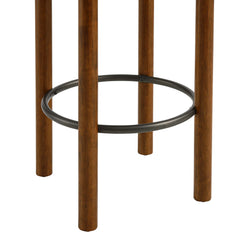 Fable Walnut/Ivory Boucle Fabric Counter Stools (Set of 2) - Ornate Home