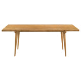 Fabra Honey 79-inch Rectangular Wood Dining Table - Ornate Home