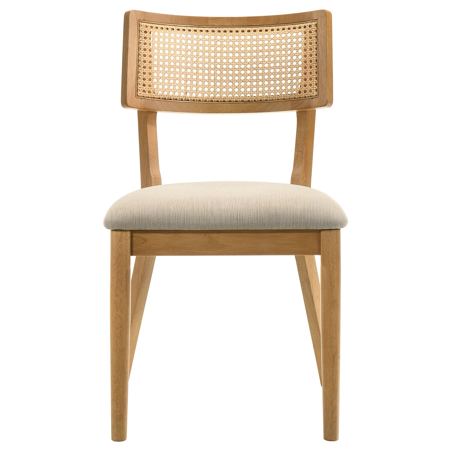 Fabra Honey Wheat Cane Back Side Chair (Set Of 2) - Ornate Home