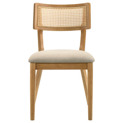 Fabra Honey Wheat Cane Back Side Chair (Set Of 2) - Ornate Home