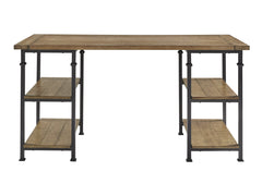 Factory Brown Writing Desk - Ornate Home