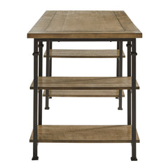 Factory Brown Writing Desk - Ornate Home