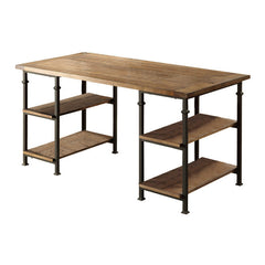 Factory Brown Writing Desk - Ornate Home