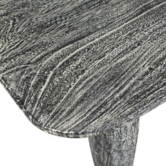 Fade To Black White Wood Bench - Ornate Home