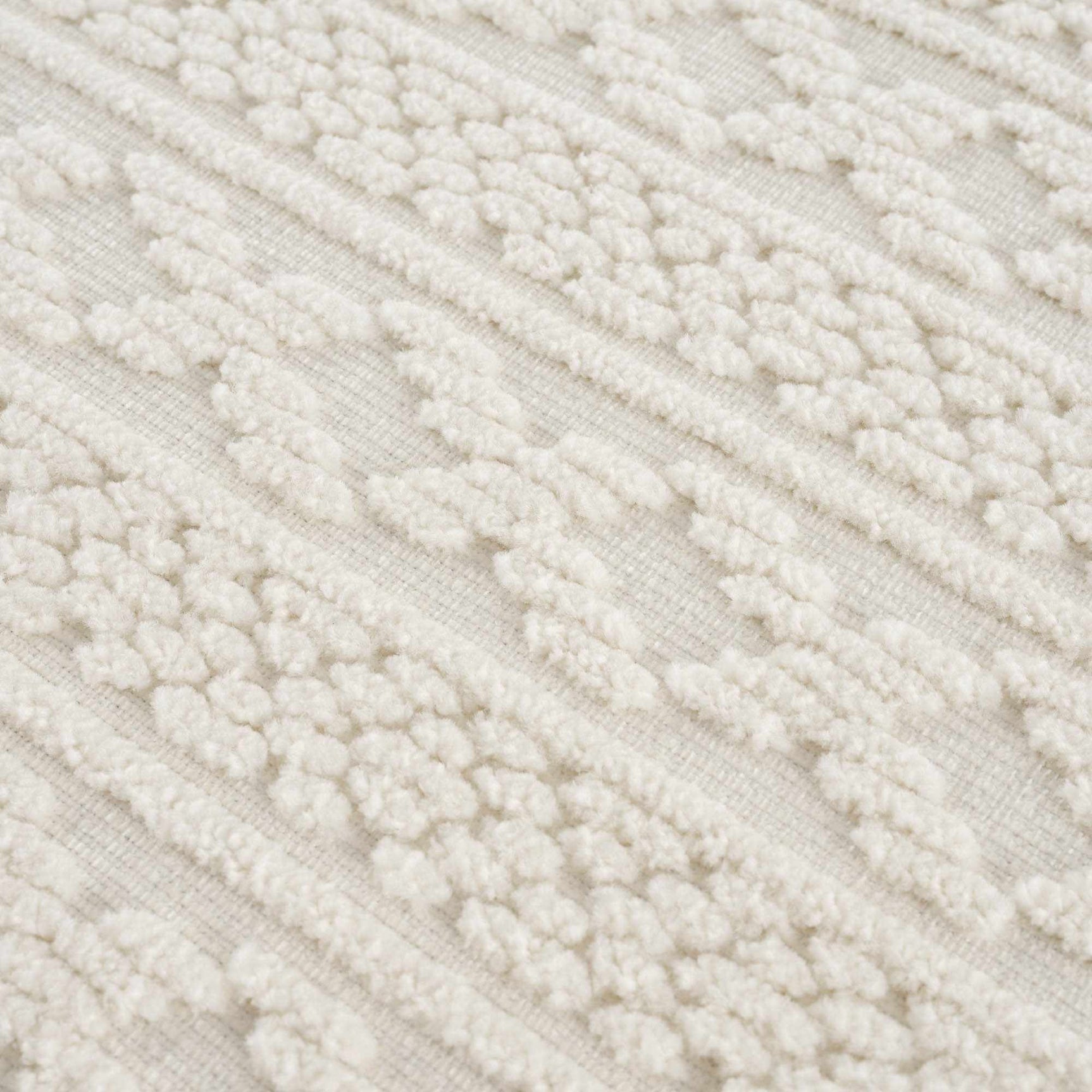 Fadey White 3D Washable Rug - Ornate Home