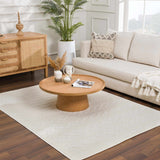 Fadey White 3D Washable Rug - Ornate Home