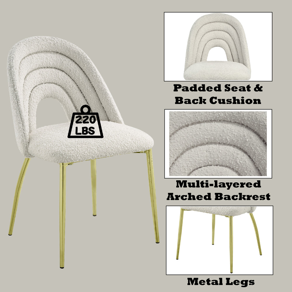 Fadri White Side Chair - Ornate Home
