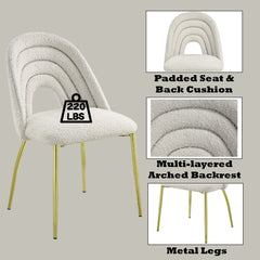 Fadri White Side Chair - Ornate Home