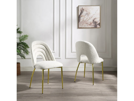 Fadri White Side Chair - Ornate Home