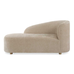 Fae Brown Arm Chaise Lounge - Ornate Home
