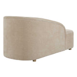 Fae Brown Arm Chaise Lounge - Ornate Home