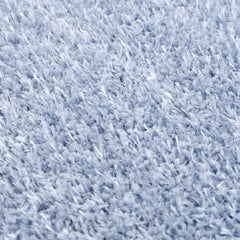 Faina Solid Aqua Shag Washable Area Rug - Clearance - Ornate Home