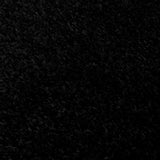 Faina Solid Black Shag Washable Area Rug - Clearance - Ornate Home