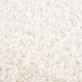 Faina Solid Cream Shag Washable Area Rug - Clearance - Ornate Home