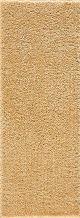 Faina Solid Gold Shag Rug Washable - Ornate Home