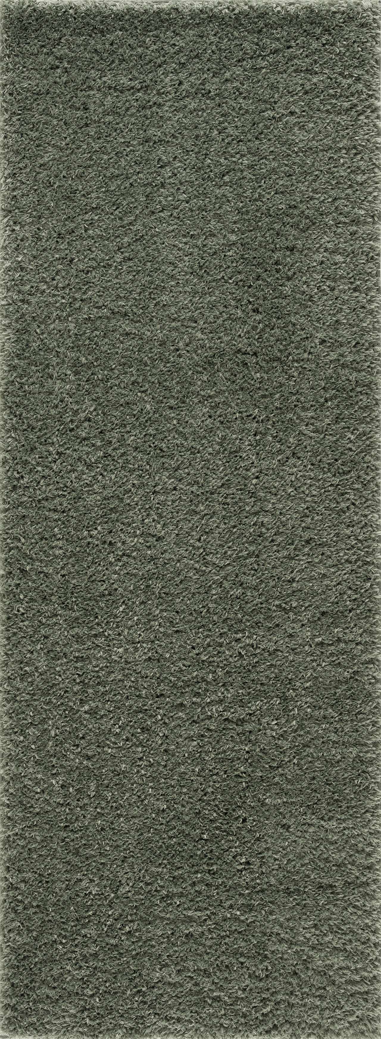 Faina Solid Green Shag Washable Area Rug - Clearance - Ornate Home