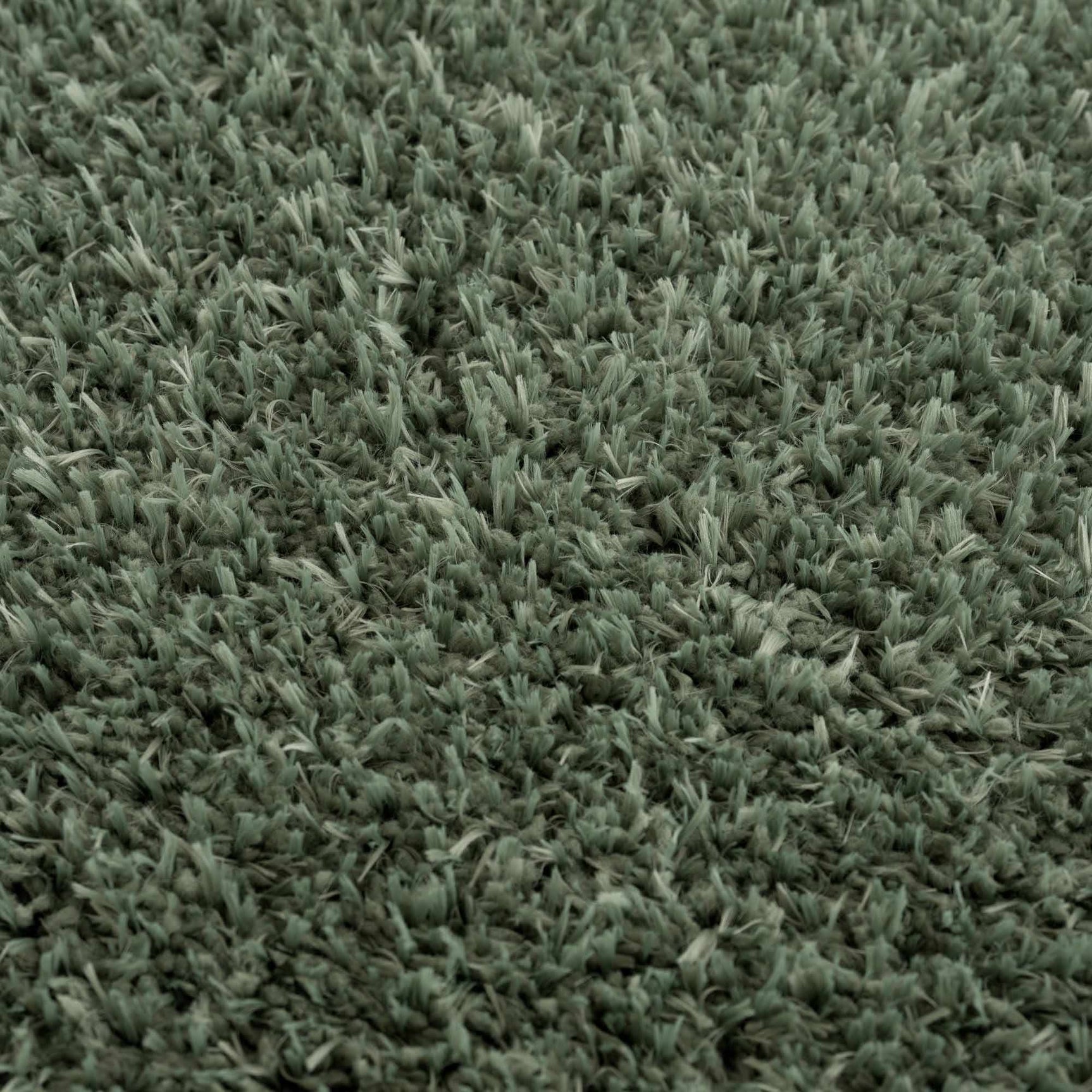 Faina Solid Green Shag Washable Area Rug - Clearance - Ornate Home
