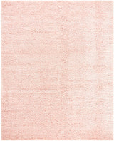 Faina Solid Pink Shag Rug Washable - Ornate Home