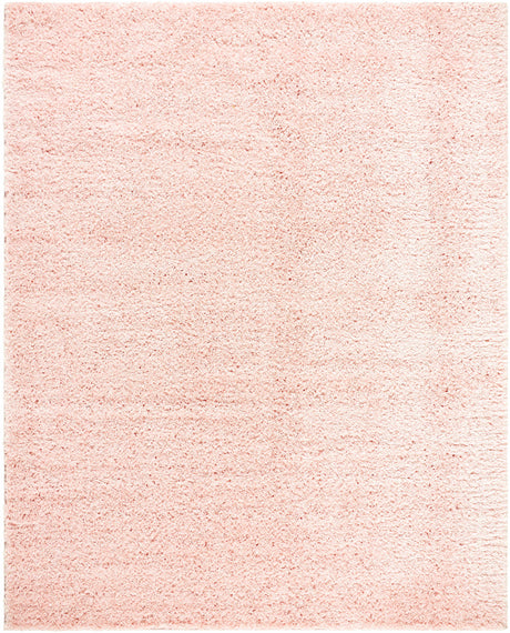 Faina Solid Pink Shag Rug Washable - Ornate Home