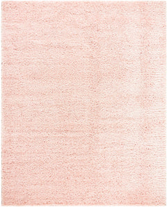 Faina Solid Pink Shag Washable Area Rug - Clearance - Ornate Home