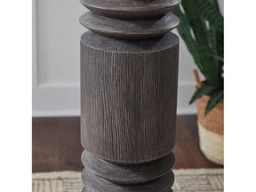 Fainwell Distressed Black Poly Floor Lamp - Ornate Home