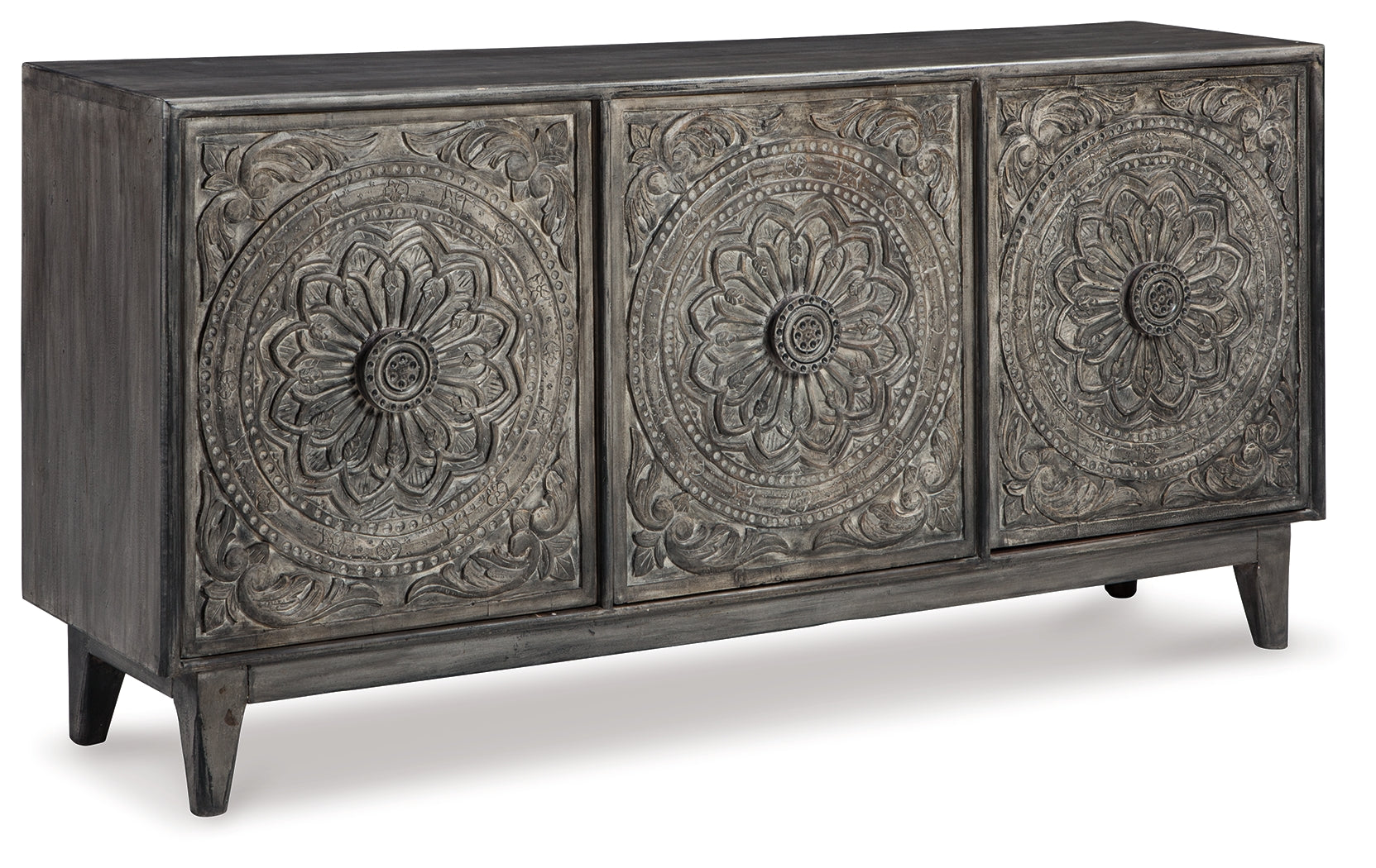 Fair Ridge Dark Brown Accent Cabinet - Ornate Home