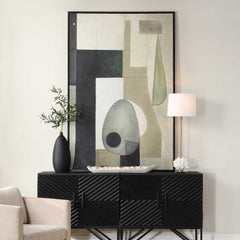 Fair Trade Multicolor Geometric Abstract Art - Ornate Home