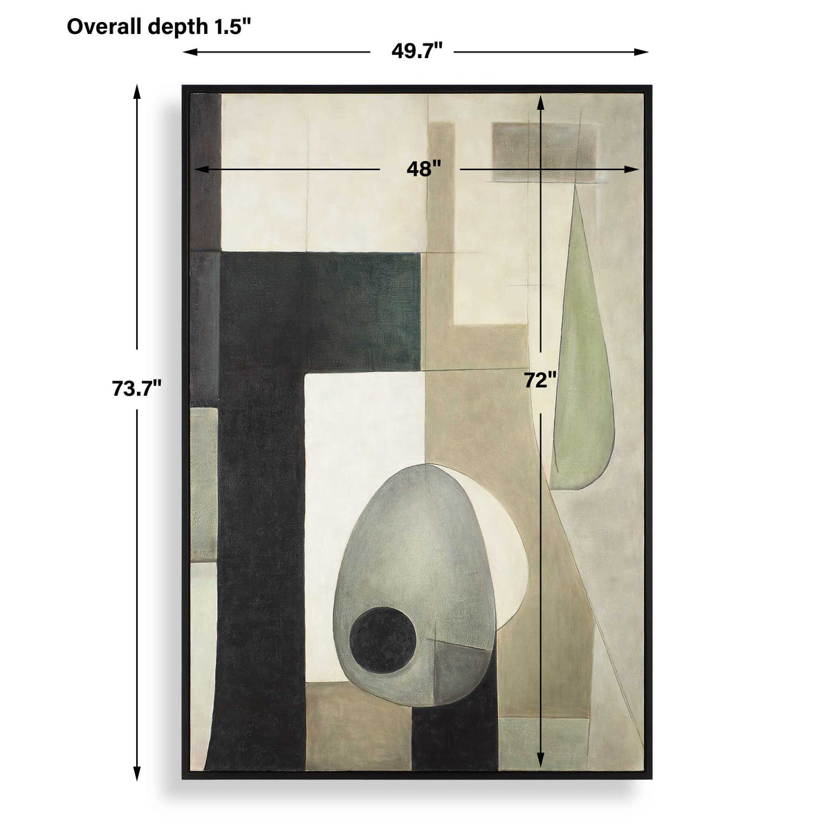 Fair Trade Multicolor Geometric Abstract Art - Ornate Home