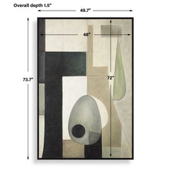 Fair Trade Multicolor Geometric Abstract Art - Ornate Home
