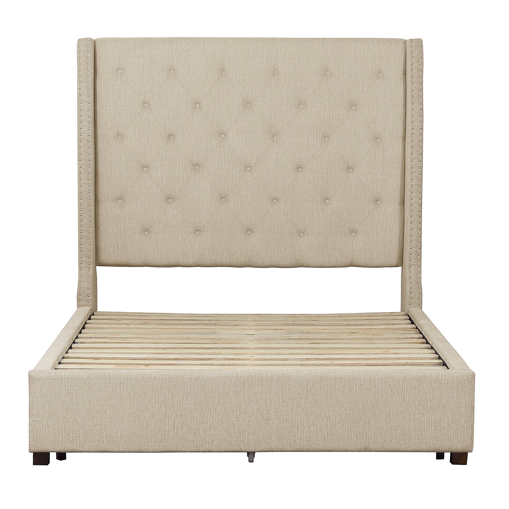 Fairborn Beige Full Platform Bed - Ornate Home