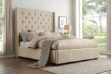 Fairborn Beige Queen Platform Bed - Ornate Home