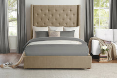 Fairborn Brown Eastern King Platform Bed - Ornate Home
