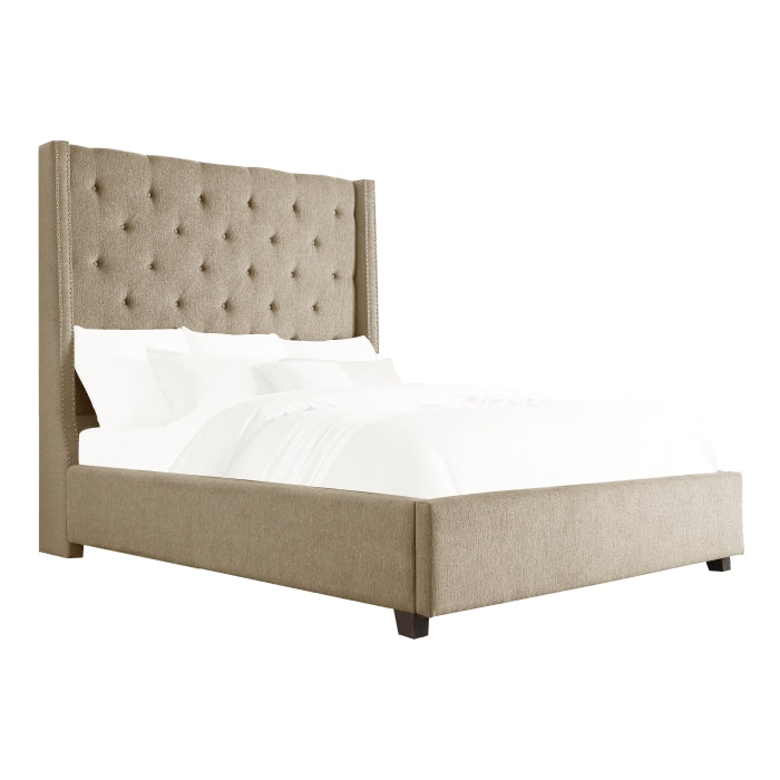 Fairborn Brown Queen Platform Bed With Storage - Ornate Home