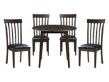 Fairborn Gray 5-piece Dinig Table Set - Ornate Home