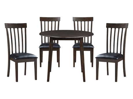 Fairborn Gray 5-piece Dinig Table Set - Ornate Home