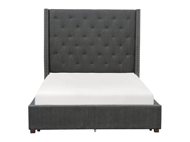 Fairborn Gray Full Platform Bed - Ornate Home
