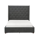 Fairborn Gray Queen Platform Bed - Ornate Home