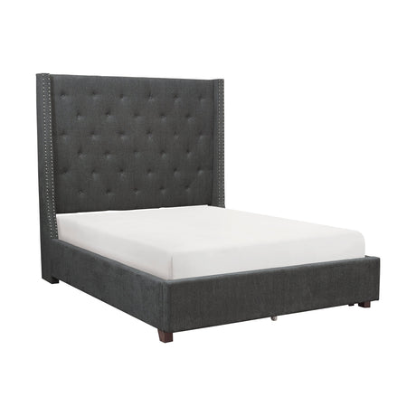 Fairborn Gray Queen Platform Bed - Ornate Home