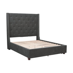Fairborn Gray Queen Platform Bed - Ornate Home