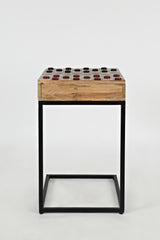 Fairchild Multicolor Checkerboard C-Table - Ornate Home