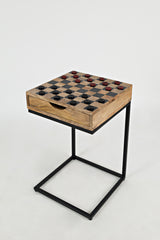 Fairchild Multicolor Checkerboard C-Table - Ornate Home
