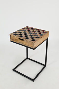 Fairchild Multicolor Checkerboard C-Table - Ornate Home