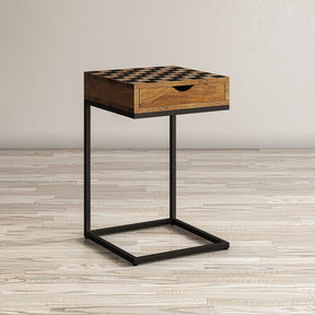 Fairchild Multicolor Checkerboard C-Table - Ornate Home