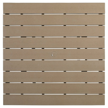 Fairen Trail Black/Driftwood Outdoor Counter Height Dining Table - Ornate Home