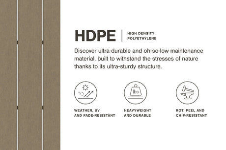 Fairen Trail Black/Driftwood Outdoor Counter Height Dining Table w/2 Barstools - Ornate Home