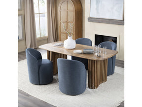 Fairfax Blue Cobalt Dining Chair (Set of 2) - Ornate Home