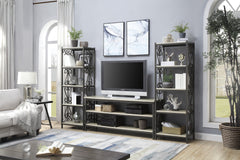 Fairhope Faux Marble Top Side Pier & Bookcase - Ornate Home